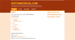 Desktop Screenshot of ehitusmaterjal.com