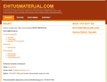 Tablet Screenshot of ehitusmaterjal.com